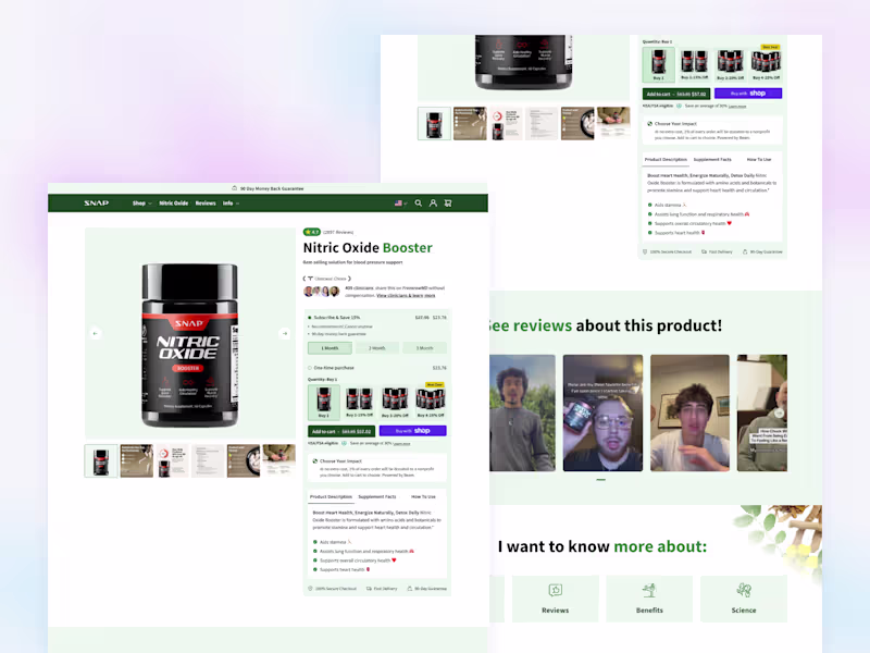 Cover image for @Shopify Product Page Design in @Figma