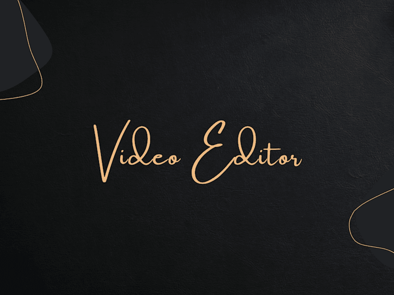 Cover image for Video Editor