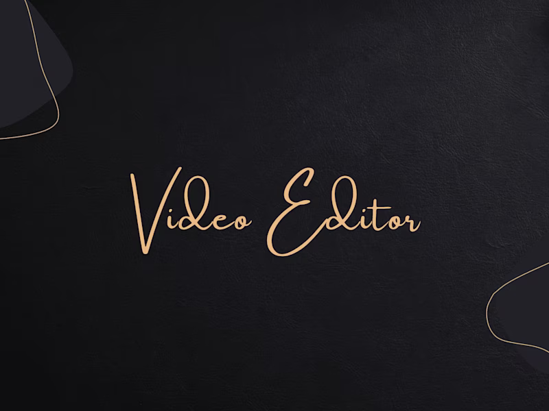 Cover image for Video Editor