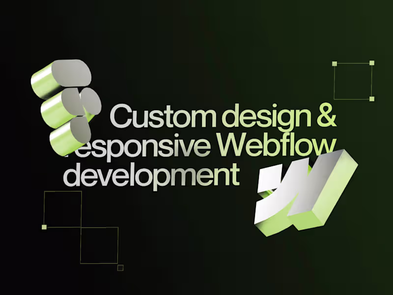 Cover image for You will get Responsive Webflow Landing Page (Design + Dev)