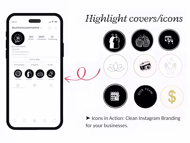 Cover image for Eye-Catching IG Highlight Covers for Small Biz & Influencers