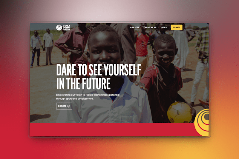 Cover image for Webflow Marketing Site - Luol Deng Foundation