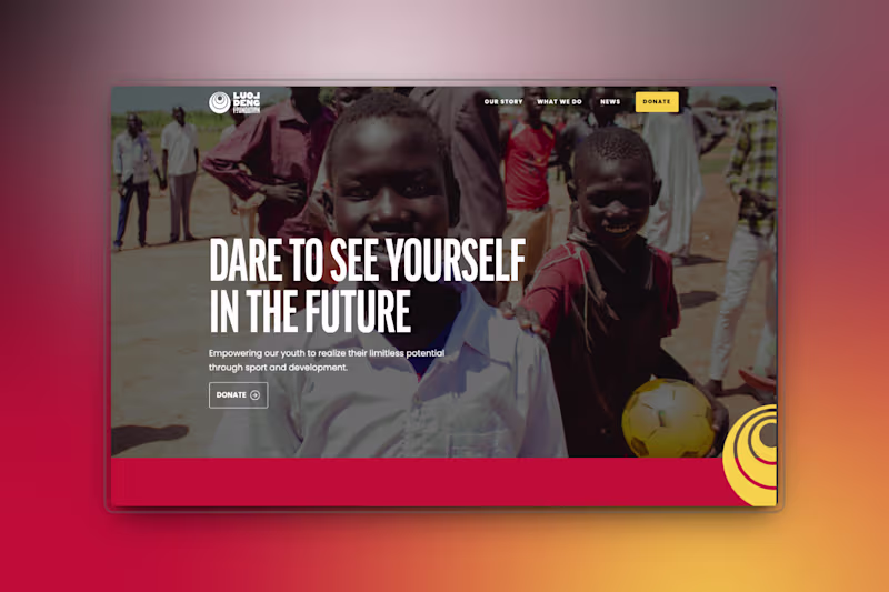Cover image for Webflow Marketing Site - Luol Deng Foundation