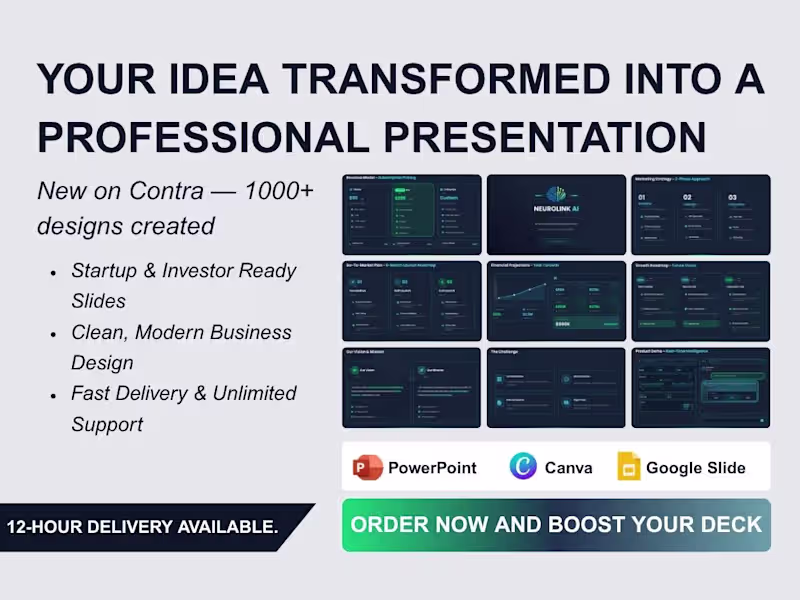 Cover image for Professional Presentation Design