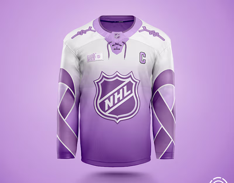 Cover image for Hockey Fights Cancer