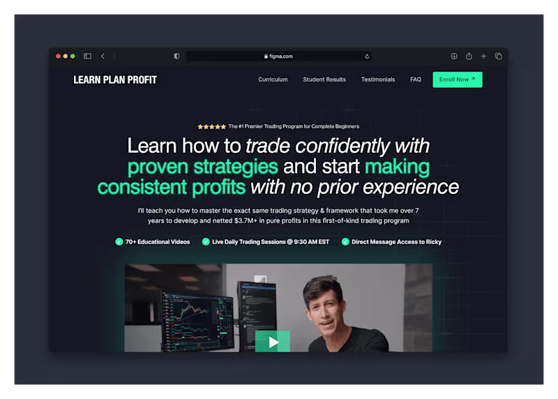 Cover image for High Conversion Landing Page - Design Only