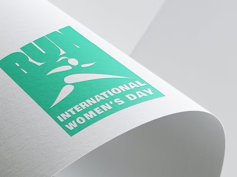 Cover image for Logo design for International Women's Day Run