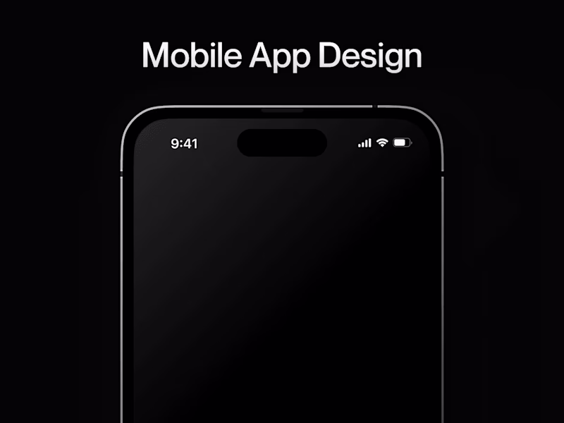 Cover image for 0-> 1 Mobile App Design