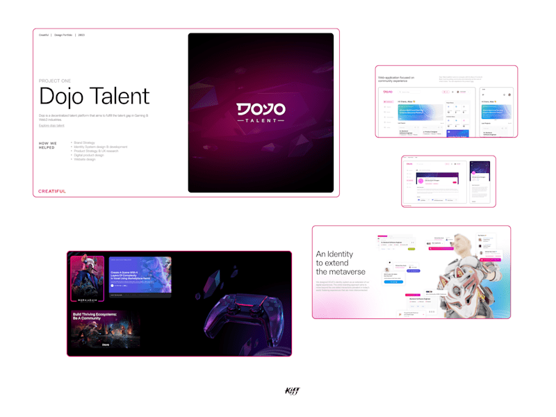 Cover image for Dojo Talent | UI/UX + Product & Brand Identity Design