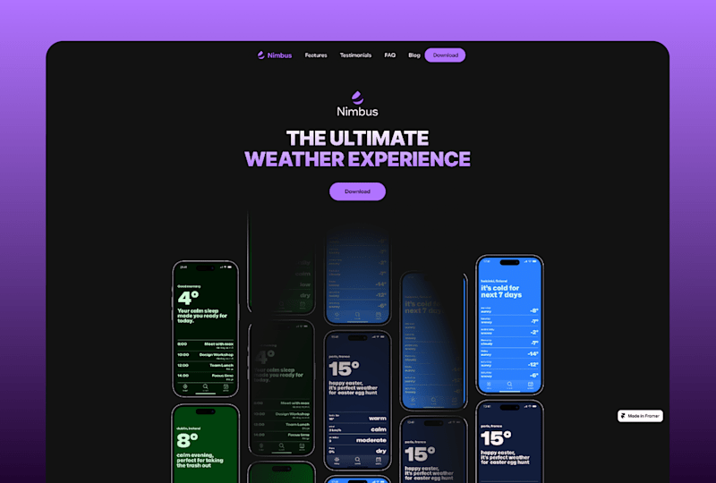 Cover image for Nimbus Cloud - A platform for Real-Time Weather Insights