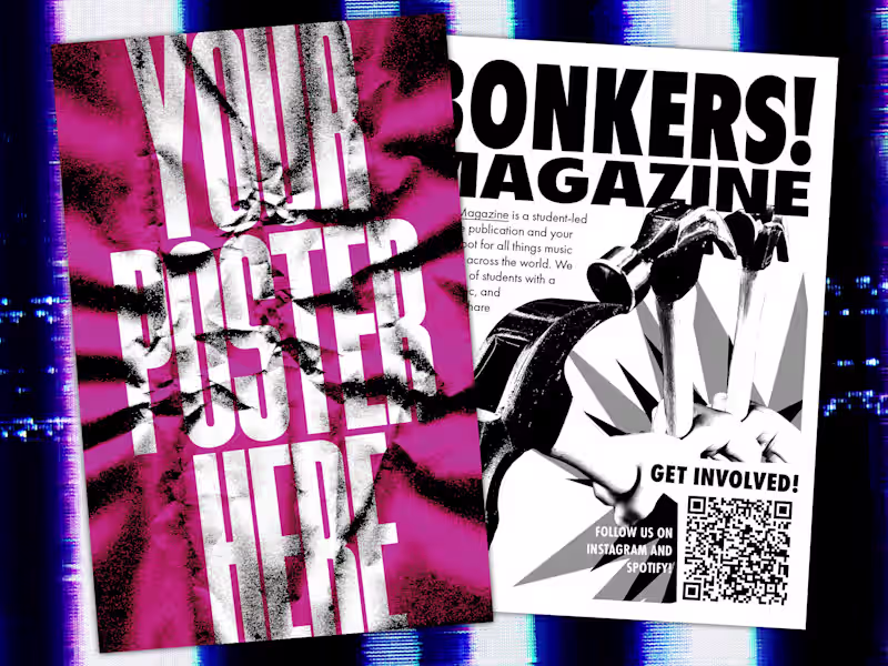 Cover image for An eye-catching poster for your next music event!