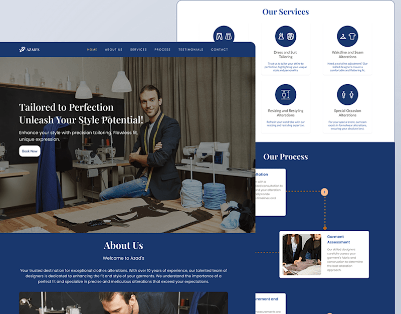 Cover image for Landing Page - Fashion Alteration 