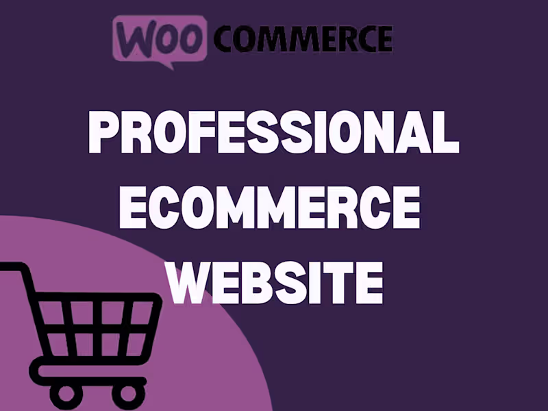 Cover image for You will get professional and responsive ecommerce website