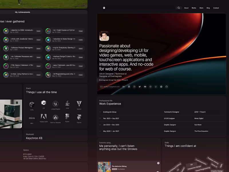 Cover image for Personal Website Framer