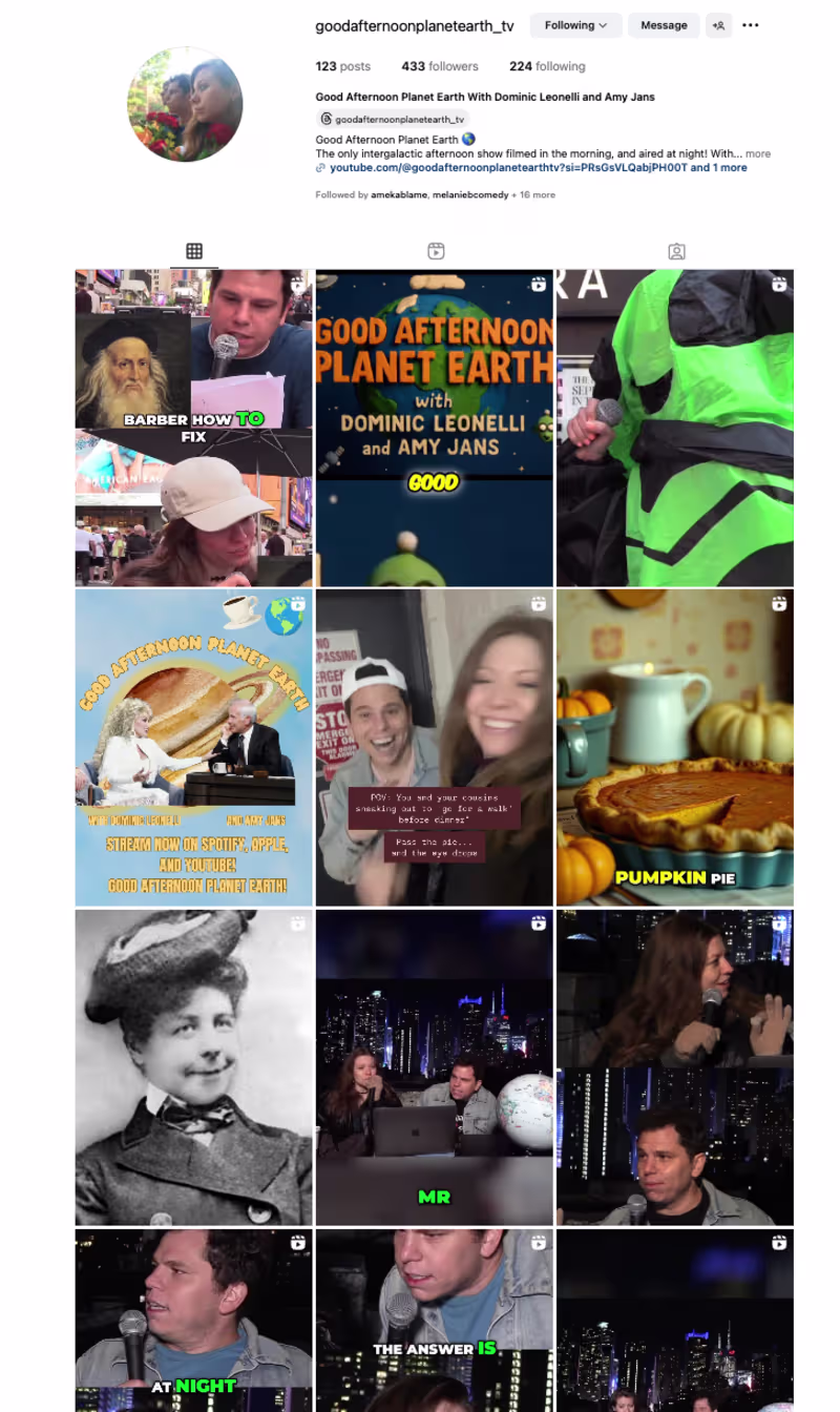 Cover image for Good Afternoon Planet Earth