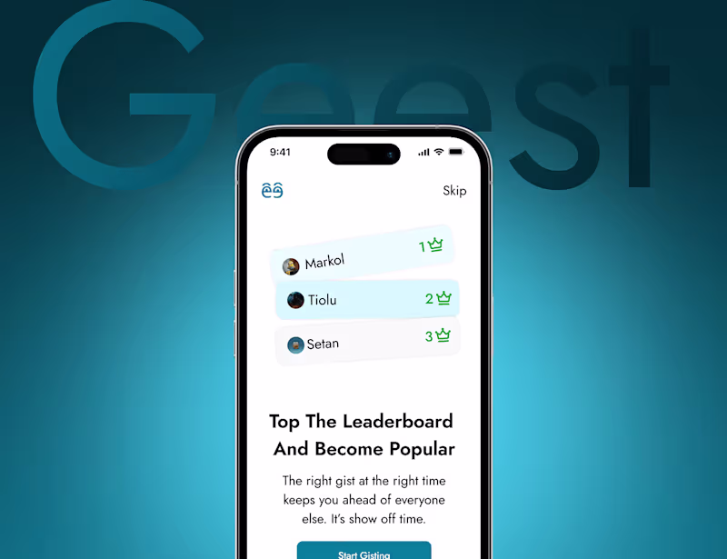 Cover image for Geest Mobile App