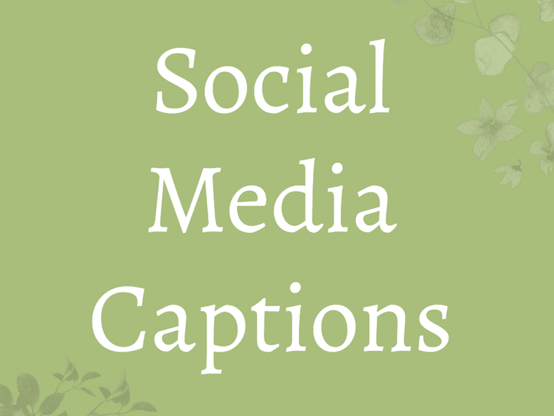 Cover image for Creative Social Media Captions