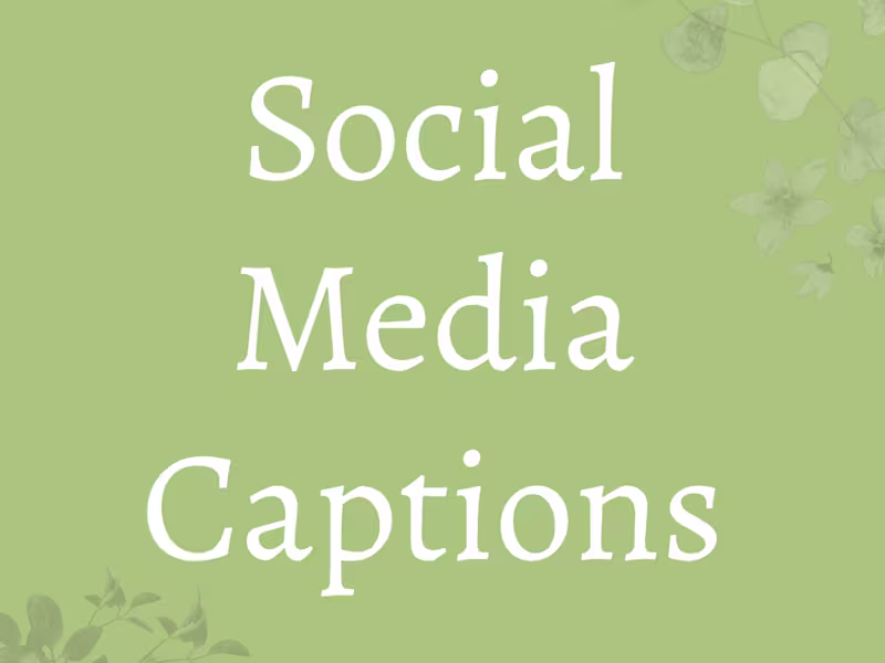 Cover image for Creative Social Media Captions
