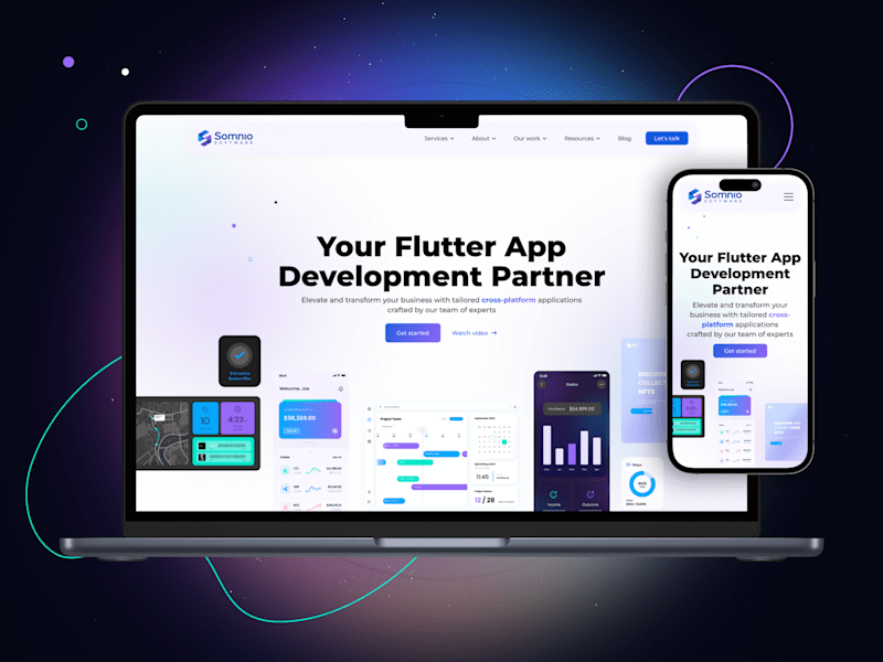 Cover image for Webflow Development for a Top Flutter Development Company