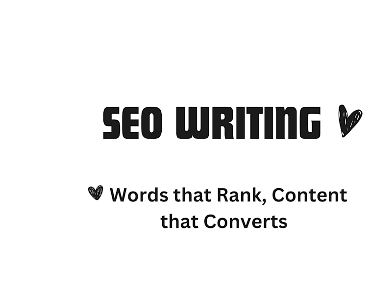 Cover image for Seo Writing Service - Upto 6000 Words of Professional Article