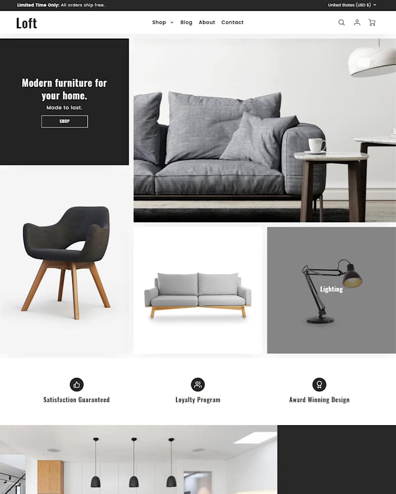 Cover image for Shopify Theme Loft 