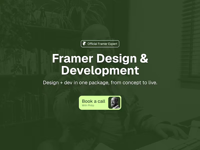 Cover image for Framer Design & Development