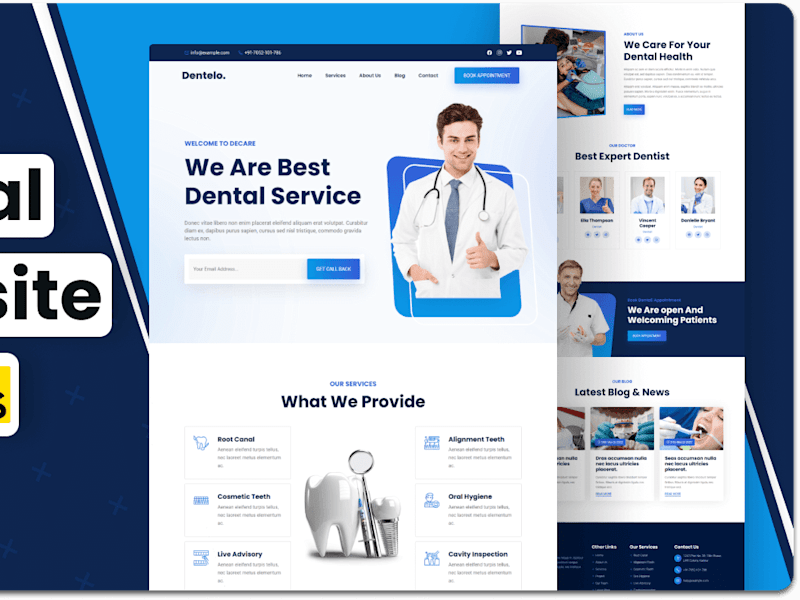 Cover image for Create a medical & clinic website