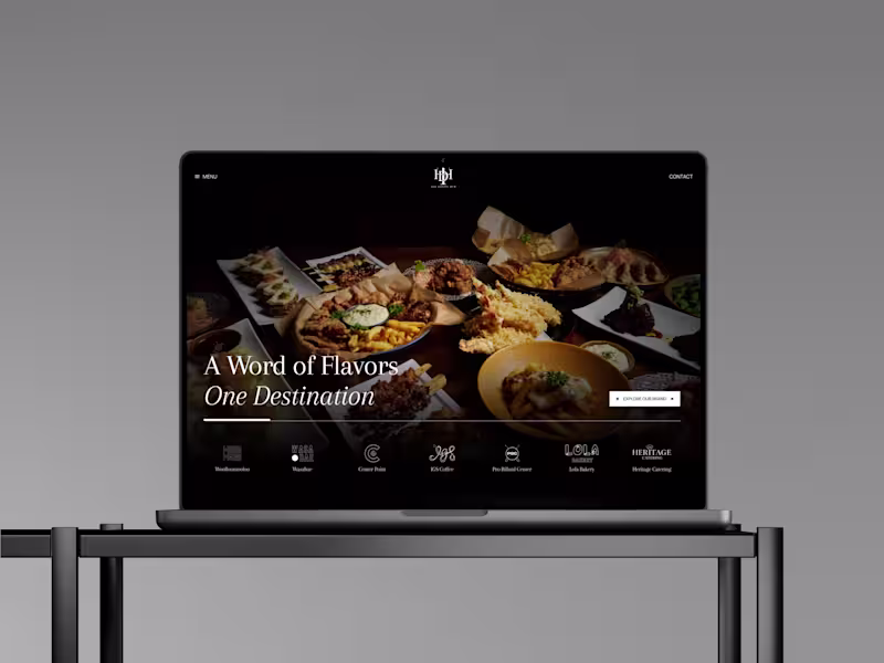 Cover image for The Dining Hub Website Redesign