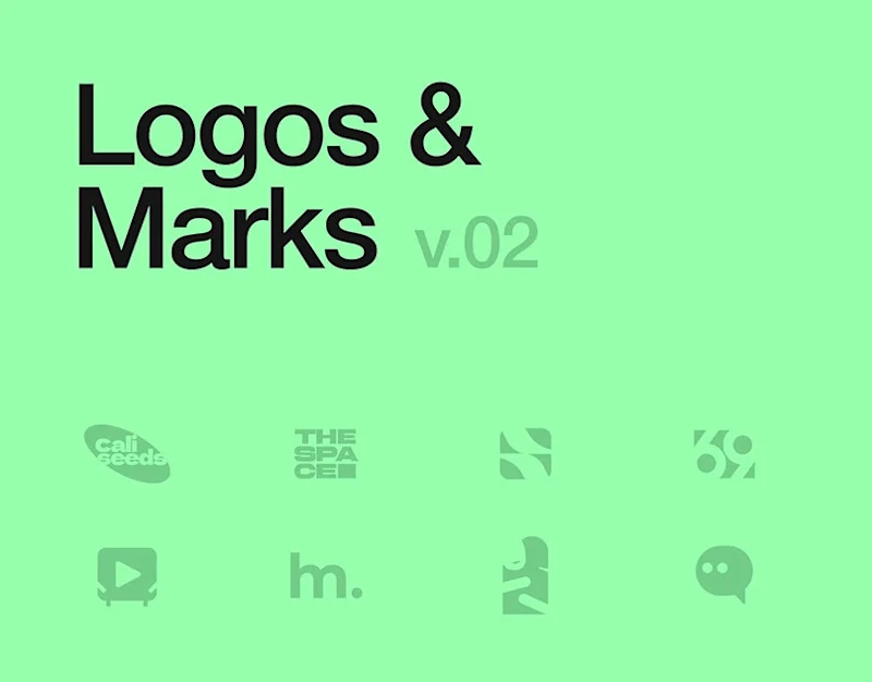 Cover image for Logotypes & Marks vol. 02