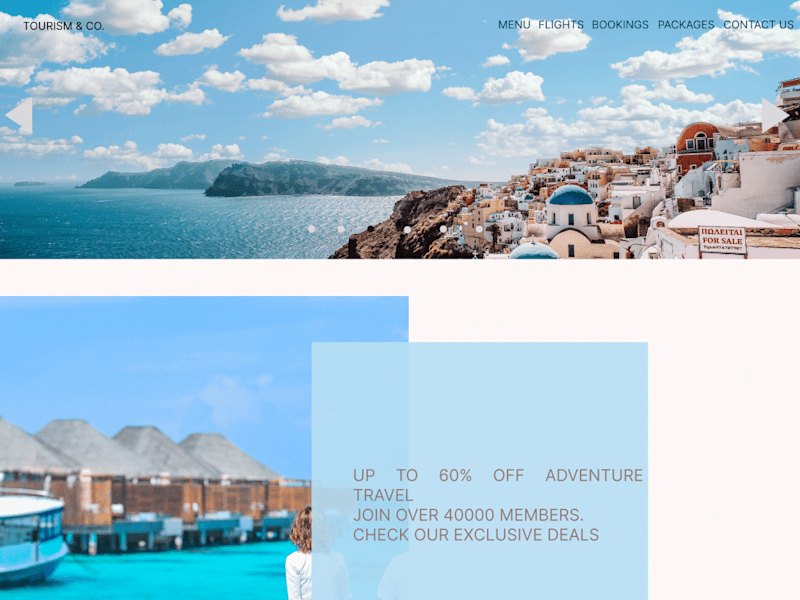 Cover image for TOURISM WEBPAGE