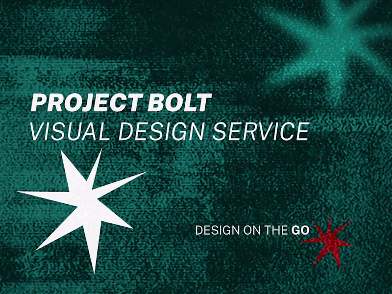 Cover image for PROJECT BOLT 🗲