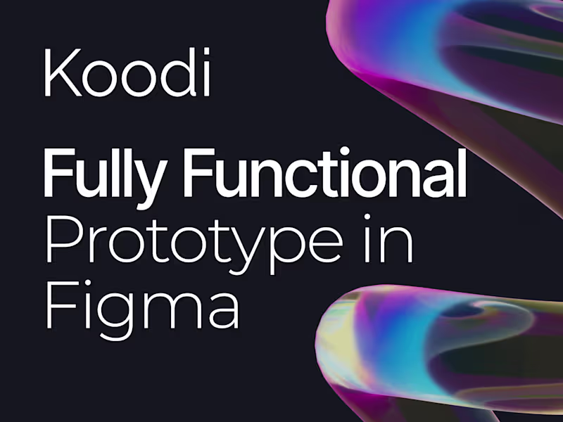 Cover image for Design Prototypes in Figma 