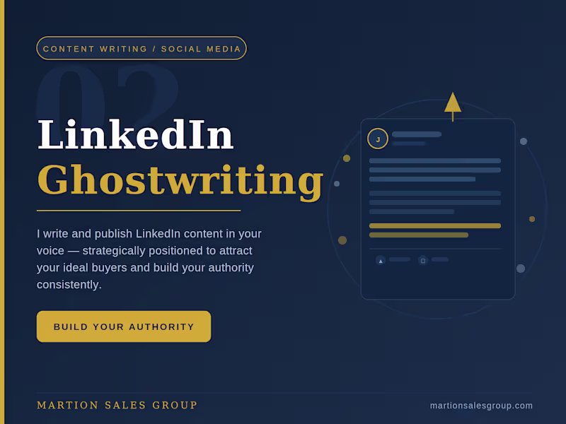 Cover image for LinkedIn Ghostwriting