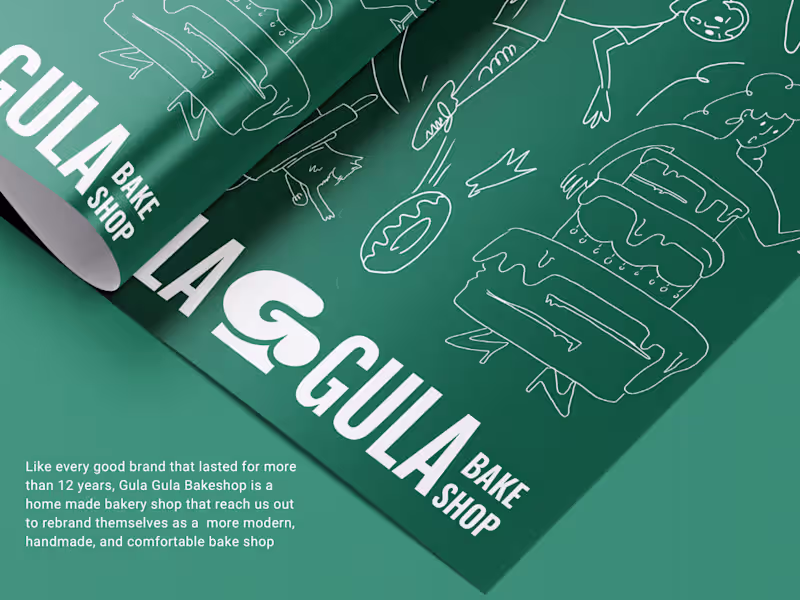 Cover image for Gulagula Bakeshop | Pastries Shop Rebranding
