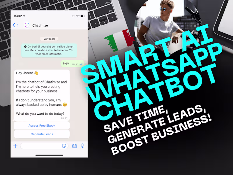 Cover image for I will build the smartest AI Whatsapp chatbot