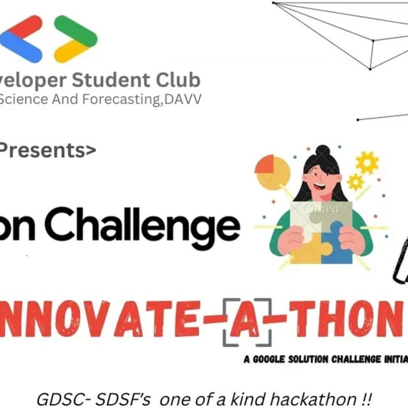 Cover image for HACKTHON By GDSC SDSF