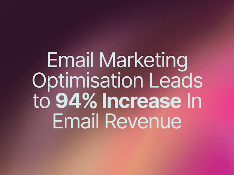 Cover image for Achieving 94% Year-over-Year Growth with Email Marketing