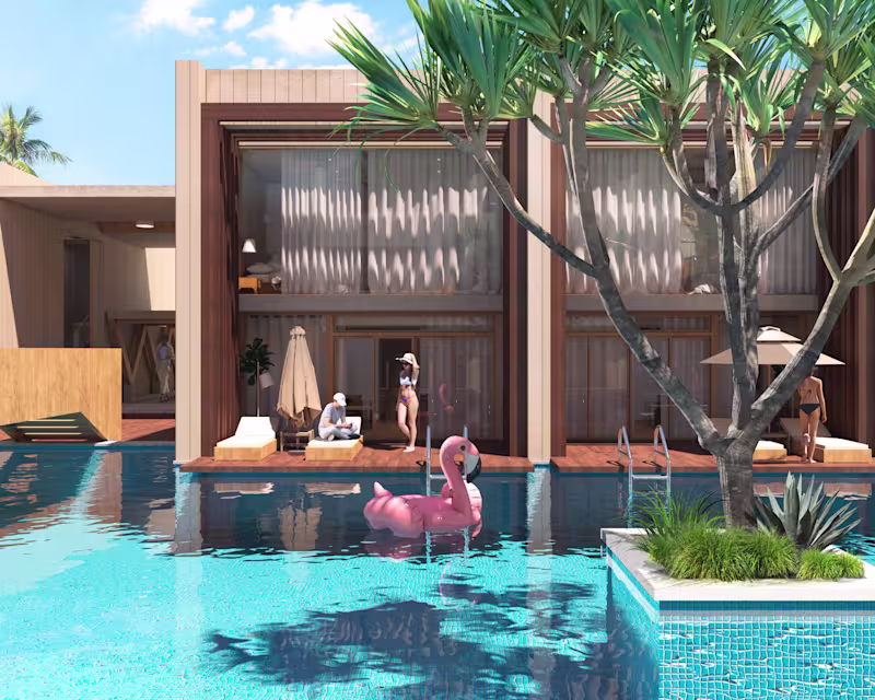 Cover image for Bungalows Hotel Resort, 354 Studio