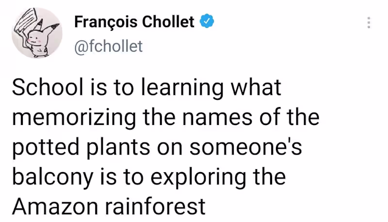 Cover image for Americans Are Being Trained, Not Educated.