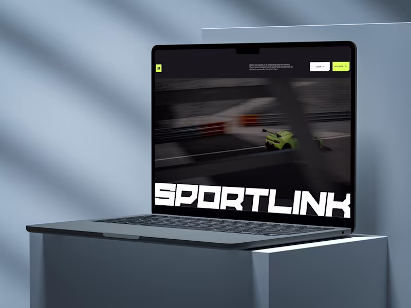 Cover image for Dynamic sports-dedicated platform offering streaming experience