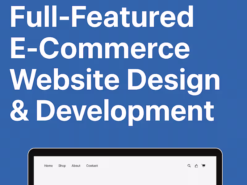 Cover image for “Custom Online Stores Built to Boost Your Sales”