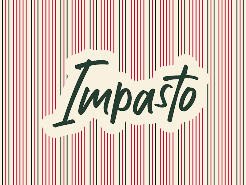 Cover image for Branding and menu design for Impasto