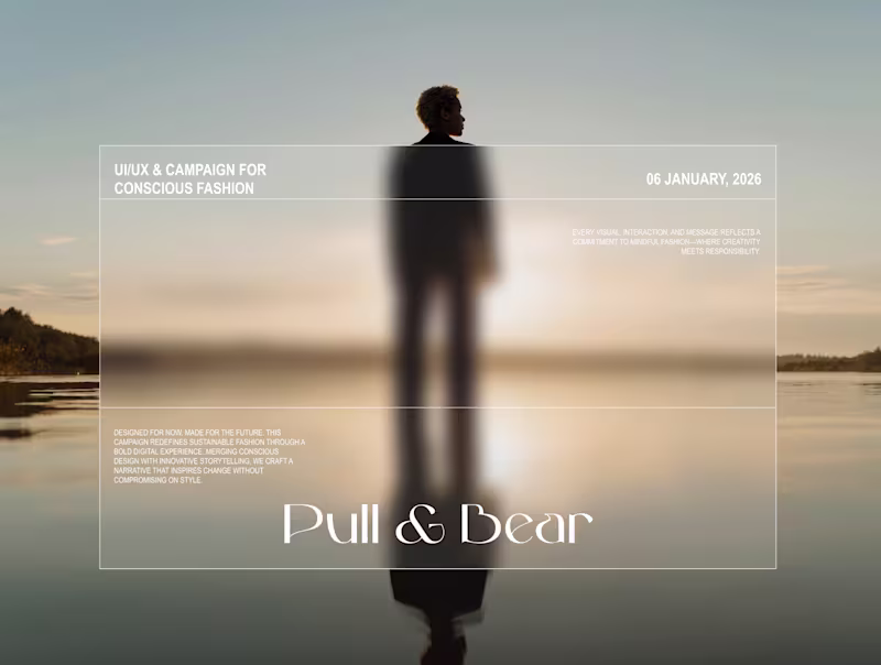 Cover image for Pull&Bear Website Redesign for Sustainability