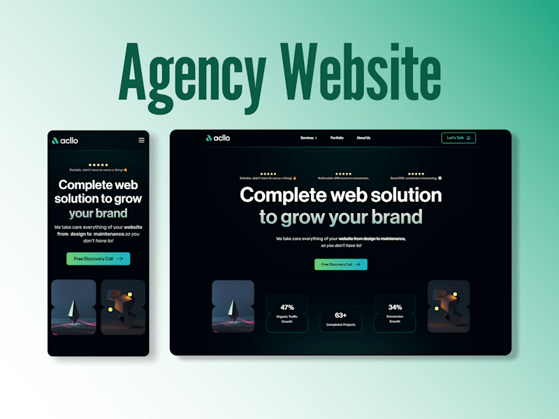 Cover image for Acllo - Web Agency | Full-stack (MERN)