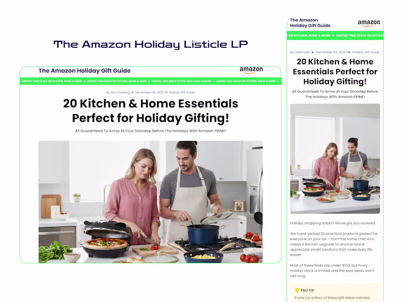 Cover image for 20 Kitchen & Home Essentials Perfect for Holiday Gifting!