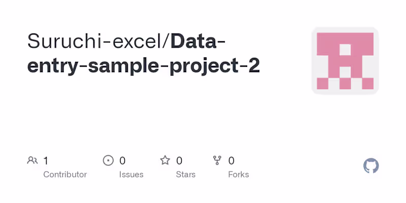 Cover image for Data-entry-sample-project-2