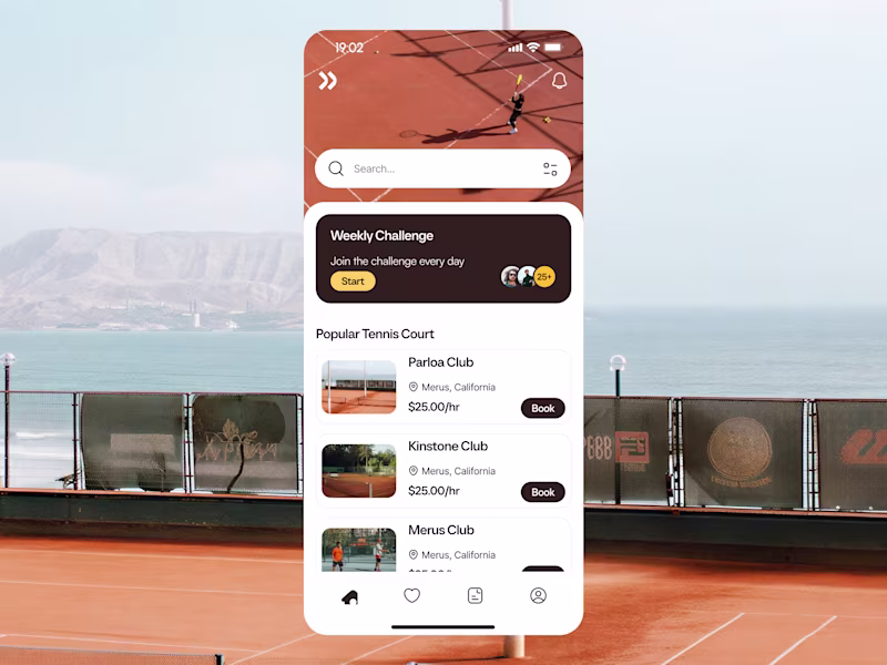 Cover image for PADL - Padel Court Booking Mobile App