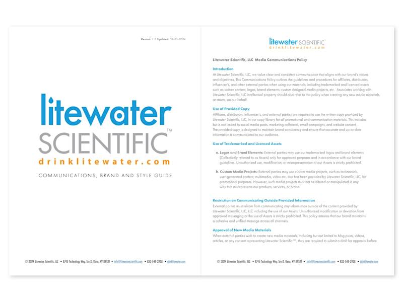 Cover image for Brand, Style and Communication Guide Design