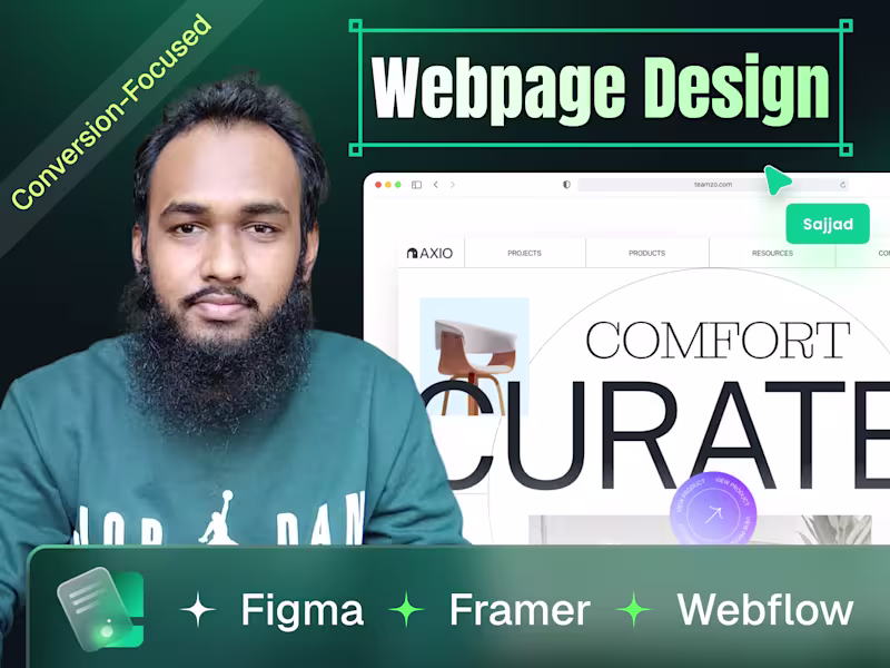 Cover image for Website Design (5 Pages)