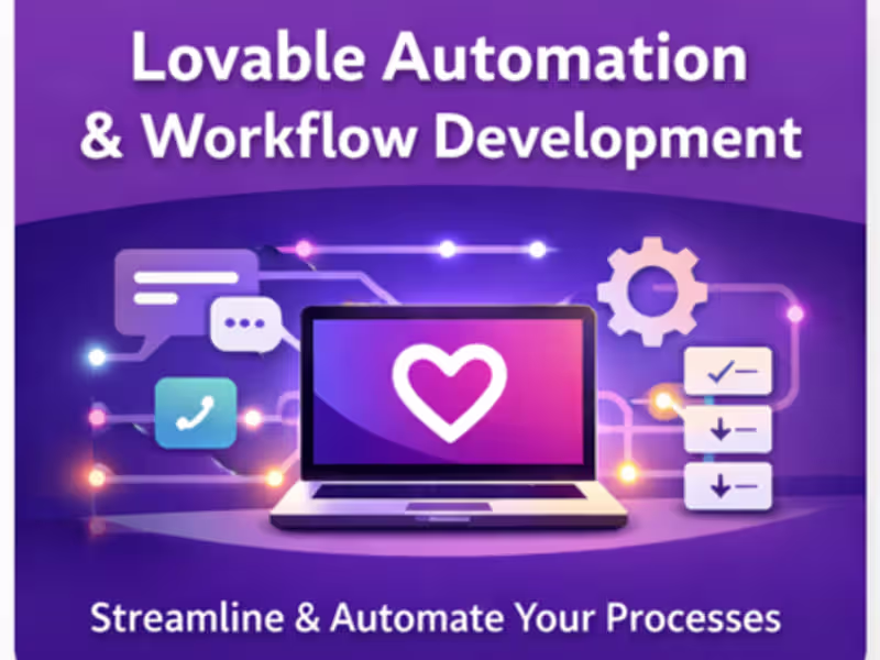 Cover image for Lovable Automation & Workflow Development